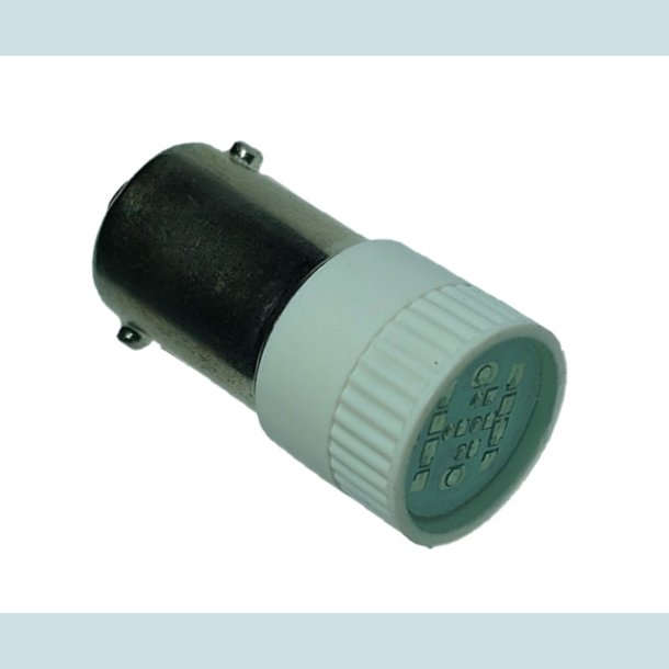LED-lampe, BA9s, 230V AC, Grn