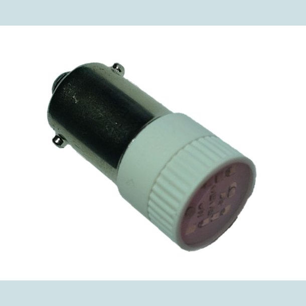 LED-lampe, BA9s, 24V, Rd