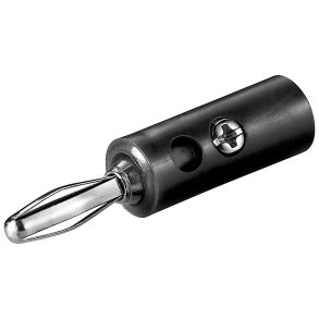 Banan Stik, 4 mm. Han, Sort, Hrd