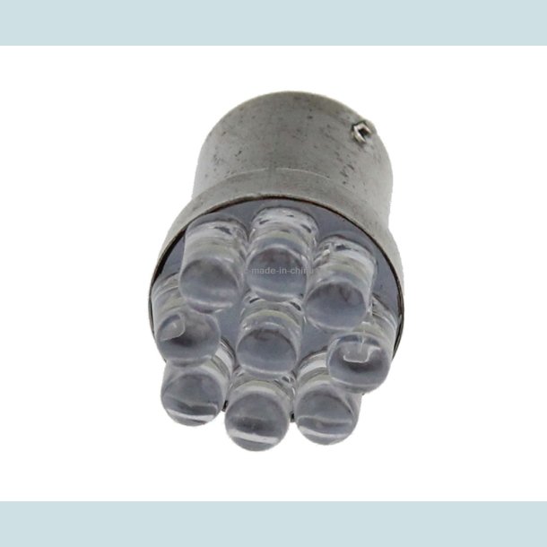 BAY15D P21/5W, 12V, Hvidt Lys   *11