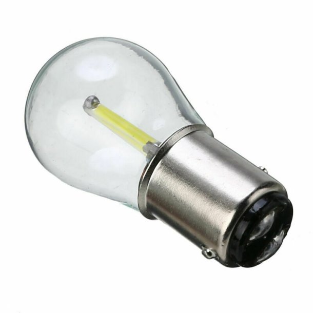 BAY15D P21/5W, 12V, Hvidt Lys   *7