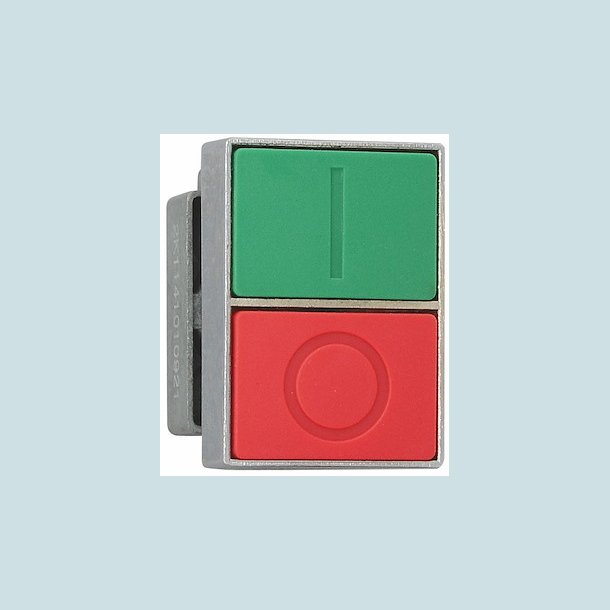 Dobbelt tryk, Rd/Grn, KB2, XB2