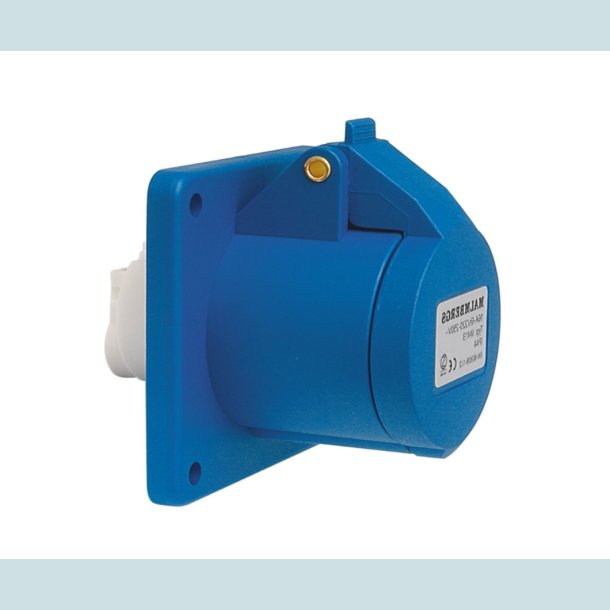 CEE Vgudtag, Indbygning, Lige, 16A, 2+J, 230V, 6H,IP44
