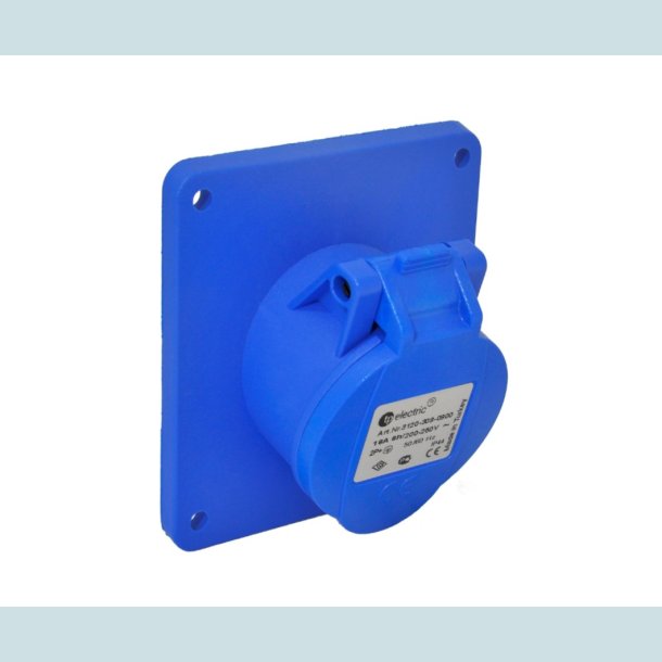 CEE Vgudtag, Indbygning, Skr, Hun, 16A, 2+J, 230V, 6H,IP44
