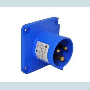 CEE Vgindtag Han, 16A, 2P+J, 230V, 6H,