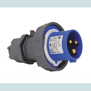 CEE  STIKPROP, 16A, 2P+J, 6H, 230V, IP67