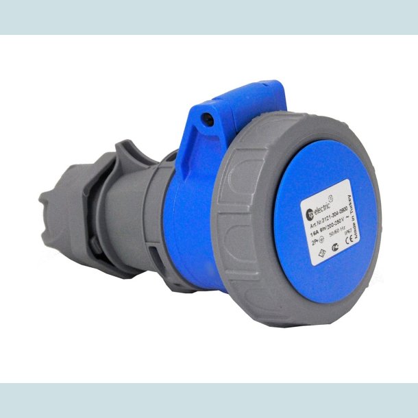 CEE Forlngerled, Hun, 16A, 2P+J, 6H, 230V, IP67 Vandtt