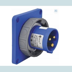 CEE Vgindtag, Indbygning,16A, 2+J, 230V, 6H, IP67, Vandtt
