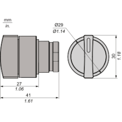 Drejegreb, 3 faste stillinger I-0-II