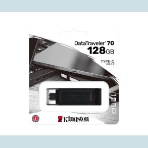 Kingston DataTraveler 70, 128 GB USB-C 3.2 Gen 1 flash drive