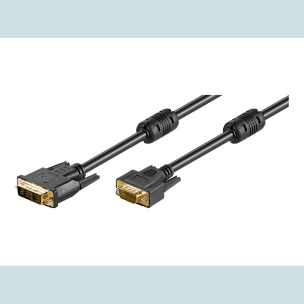 DVI-I til VGA  2 m.
