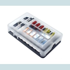 Sikrings Boks Til 12 Sikringer m/indikator