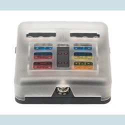 Sikrings Boks Til 6 Sikringer m/indikator