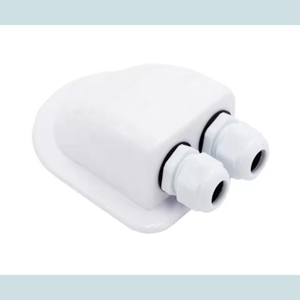 Kabelgennemfring 2 kabler IP68