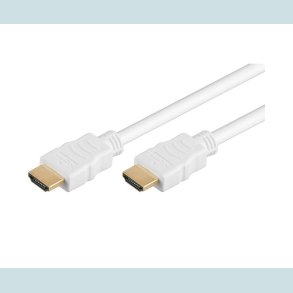 HDMI Kabel, 10 Meter Hvid