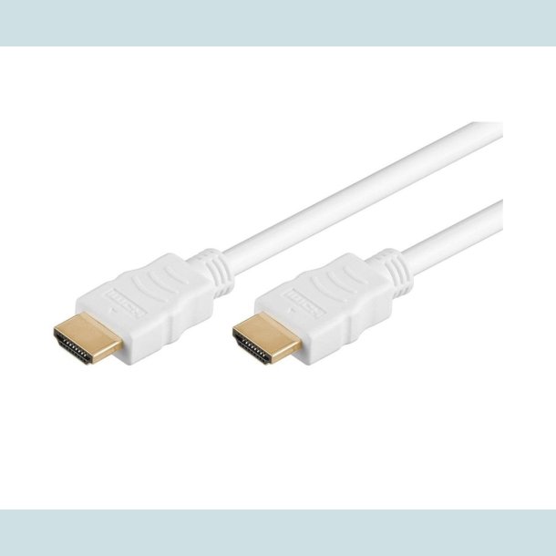 HDMI Kabel, 10 Meter Hvid