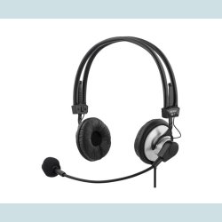 DELTACO Headset Med Mikrofon, 3.5 Jackstik. HL-7