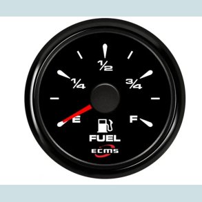 Br�ndstoftank m�ler 9-32 V, 52 mm. Sort/Sort  ECMS
