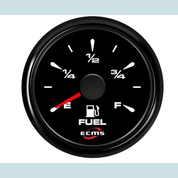 Br�ndstoftank m�ler 9-32 V, 52 mm. Sort/Sort  ECMS