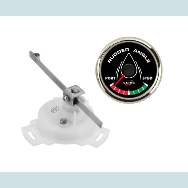 Ror Indikator / Viser 12/24V, Sort / Med Ror Fler. ECMS