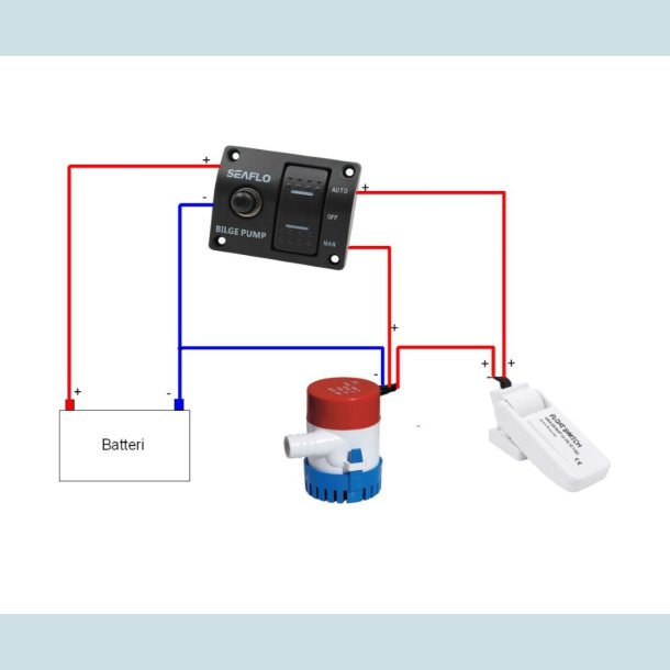 L�nsepumpe 350 GPH (1.300 L/T) 12V