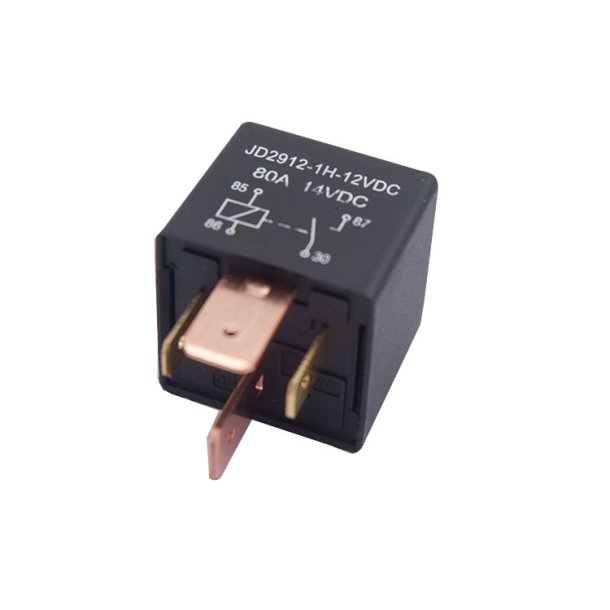 Rel, 4 Pin, 12V-80A,  Store stik, Vandtt