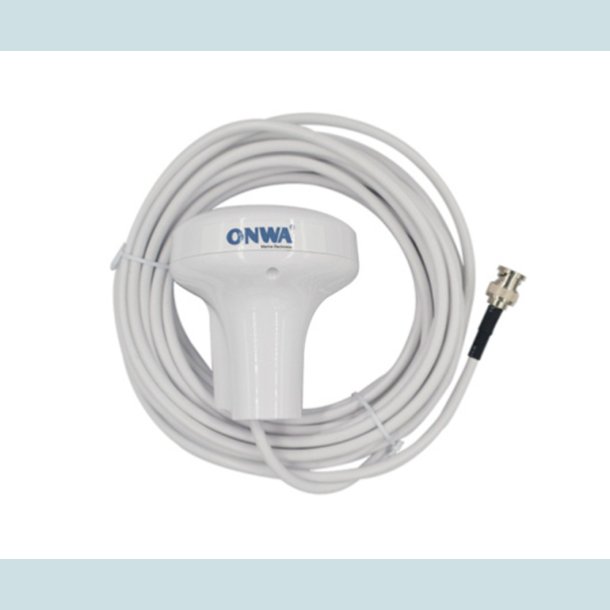 ONWA  GPS Antenne, m/ 10m. kabel, BNC