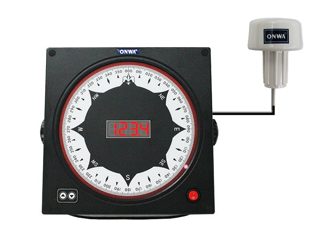 Digital Compass Repeater, Inkl. Antenne - Kompas - GPS - LTS Shoppen Lemvig