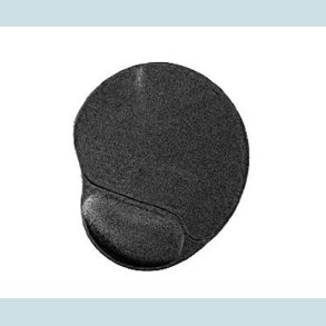 Gembird Gel mouse pad with wrist rest, sort