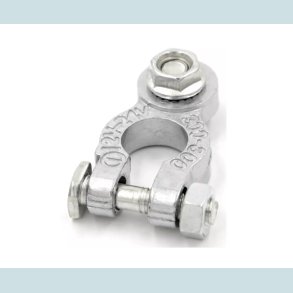 Batteri polsko Minus, Med 8 mm. skrue/mtrik