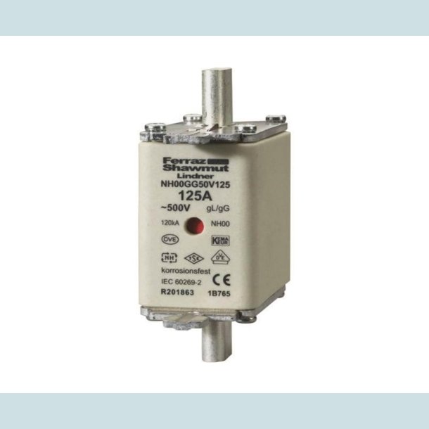 MERSEN Sikring nh00 125a gl/gg 500v