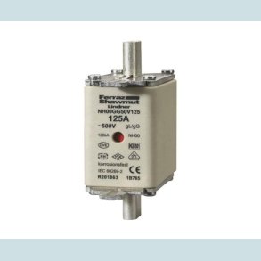MERSEN Sikring nh00 125a gl/gg 500v