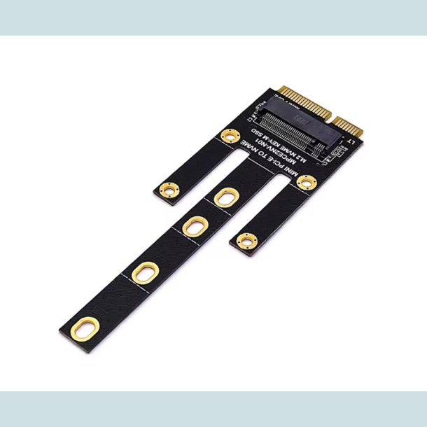 Mini PCIE til NVMe adapter