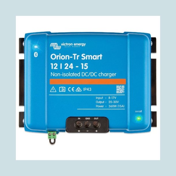 Orion-Tr Smart 12/24-15A Non-isolated DC-DC Oplader / Conv.