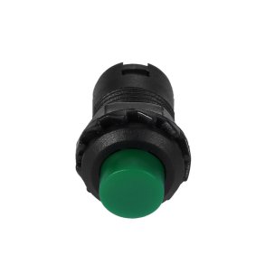 Tryk Kontakt, OFF/ON/OFF, Grn, 12.5 mm.