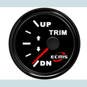 Trim Bagbord 9-32 V, 52 mm. Sort/Sort,