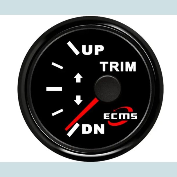 Trim Bagbord 9-32 V, 52 mm. Sort/Sort,