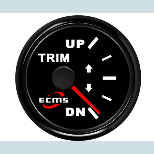 Trim Styrbord 9-32 V, 52 mm. Sort/Sort,