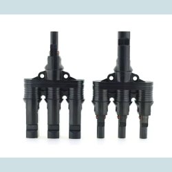 MC4 Solar adapter, 3 til 1   han/hun, vandtt, IP68  30A