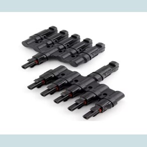 MC4 Solar adapter, 5 til 1   han/hun, vandtt, IP68  30A