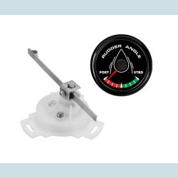 Ror Indikator / Viser 12/24V, Sort / Med Ror F�ler. ECMS