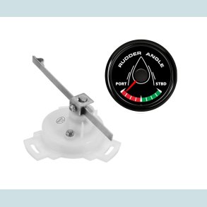 Ror Indikator / Viser 12/24V, Sort / Med Ror F�ler. ECMS
