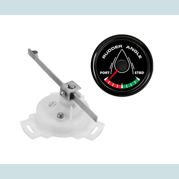 Ror Indikator / Viser 12/24V, Sort / Med Ror F�ler. ECMS