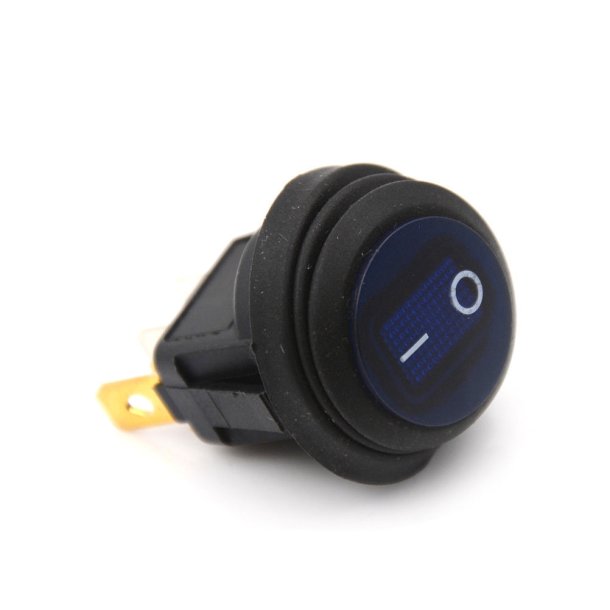 Vippe Kontakt, ON/OFF m/bl lys
