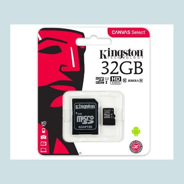 Micro-SD Kort 32GB Kingston