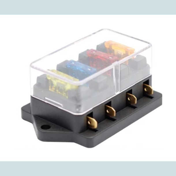 Sikrings Boks Til 4 Sikringer