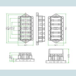 Sikrings Boks Til 6 Sikringer