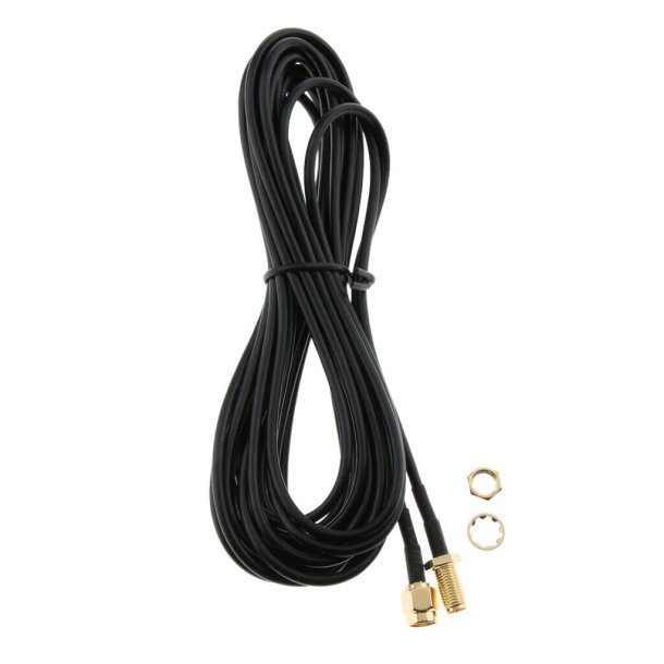 RG174 SMA Antenne kabel,  forlnger Han/Hun  10 M.