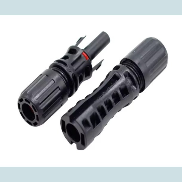 MC4 Solar stik, han/hun, vandtt, IP68  65A