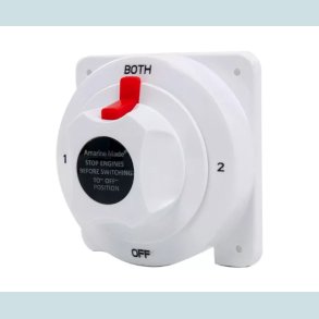 Batteriomskifter, 300A, Omskifter og afbryder